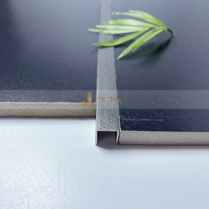 Matt Black Stainless Steel U Shaped <b>Tile</b> Edge Trim-Durable & Waterproof Easy Installation 5-Year Warranty for Apartment Use - Product Image 1