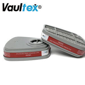 Vaultex EPI Equipment Cartouches de filtre à <span class=keywords><strong>masque</strong></span> à gaz à charbon actif pour 3M6001 - Product Image 5
