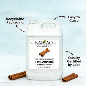 Aceite de <span class=keywords><strong>Canela</strong></span> Crudo Sin Diluir (Aceite Esencial Puro 100%) para el Procesamiento de Especias, Aromaterapia y Cuidado de la Piel - Product Image 1