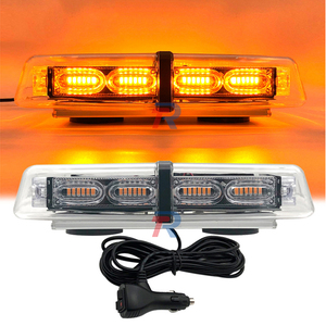 Mini Led thanh ánh sáng ngắn & nhỏ cảnh báo nhấp nháy đèn hiệu màu đỏ + màu xanh lá cây + hổ phách rõ ràng nhà ở tùy chọn DC 10-30V 17 chế độ nhấp nháy - Product Image 6