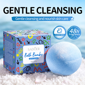 Bolas de Sal de Baño de Albaricoque Personalizadas de Fábrica OEM, Limpieza Suave, Nutrición para <span class=keywords><strong>el</strong></span> Cuidado de la Piel, Fragancia Duradera 48H, Suministro para Caja de Spa Relajante - Product Image 1