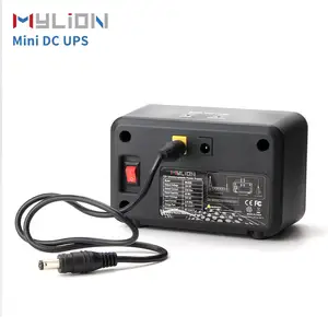 Mylion Veiligste 12vdc Ups 30wh 8000Mah Lithium Draagbare Batterij Back-Up 12V-Ups Mini Dc Ups Voor Smart Home