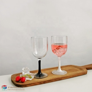 Copa de Vino de Plástico de 300 ml con Forma de Tulipán y Tallo Grueso de Color, Copa de PC para Bar y Club - Product Image 5