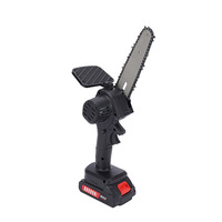Tronçonneuse sans fil 21V à batterie lithium-ion de 6 pouces, sans balais, pour la coupe du bois et l'élagage des arbres, outil électrique de jardinage OEM ODM