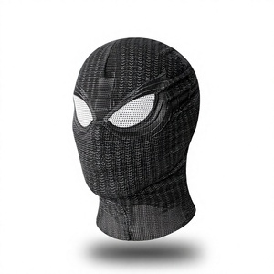 Masque facial Spiderman en Spandex respirant, tissu extensible, accessoire de costume d'Halloween pour adulte, design très vendu - Product Image 2