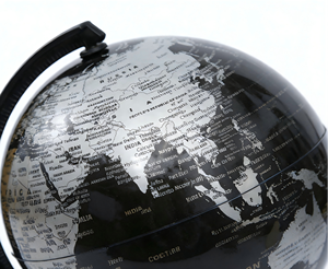 Carte d'enseignement de la géographie et de l'exploration des terrains pour étudiants ZKJ, modèle en PVC et bois, décoration de luxe pour bureau et maison - Product Image 3