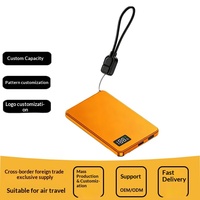 Power Bank Nirkabel Magnetik 3-in-1 Ultra Tipis Baru dengan Tali Gantungan 10000mAh PD 22.5W Pengisian Cepat Mini untuk Perjalanan Grosir