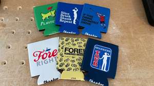 Can Coolers for Golf Neoprene Cans and <b>Bottles</b> Coolies Great Funny Golf Tournament Gift for Golfers Personalized s - Product Image 4