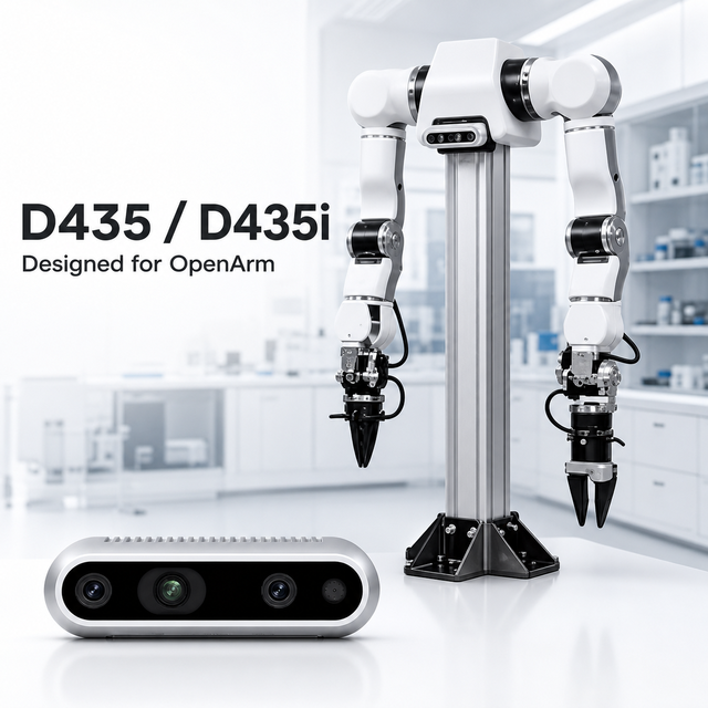 RealSense D435/D435i Stereo Depth Sensing Camera 3D Awareness IMU Virtual Augmented Reality Module Webcam/Designed for OpenArm