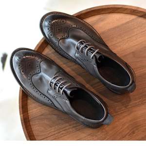 Nouvelle Tendance : Chaussures Habillées en Cuir Véritable pour Hommes – Idéales pour Affaires, Mariages, Automne – Imperméables, Respirantes, Légères, à Lacets, Souples et Confortables - Product Image 6