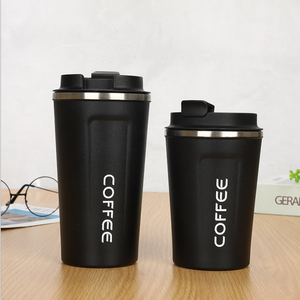 Gobelet d'eau à Double paroi en acier inoxydable, <span class=keywords><strong>tasse</strong></span> isolante avec couvercle, pour le café, style voyage, pour le <span class=keywords><strong>thé</strong></span> et l'eau - Product Image 1
