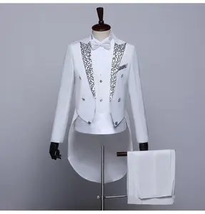 Venda quente top tecido alfaiate feito de smoking terno clássico elegante para o casamento masculino