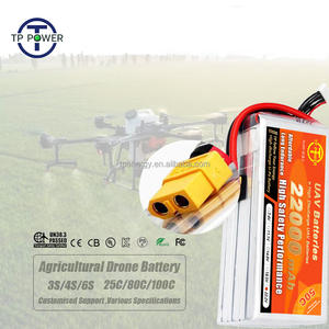 Paquete de Baterías de Estado Sólido LiPo de 6S 22.2V 12S 44.4V 51.8V 10000mah 22000mAh 80C para Drones Agrícolas UVA - Product Image 1