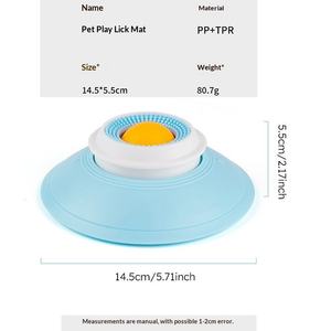 Giocattoli Interattivi per Cani e Gatti, Vassoio Leccabile con Palla Rotante Musicale, Prodotto per Animali Domestici Molto Richiesto - Product Image 3