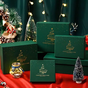 2023 Latest Models Luxury Packaging Decorative <b>Christmas</b> Gift Cardboard Paper Gift <b>Box</b> With Lid - Product Image 6