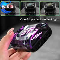 Poignée de levier de vitesses en cristal de conception nouvelle avec éclairage ambiant couleur tactile LED pour CHERRY JETOUR T2 2024