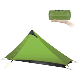 Cocok 1-2 Orang Gunung Hiking Camping Outdoor Shelter Ultra Ringan Ransel Tenda