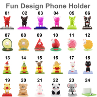 CWC OEM personnalisé PVC dessin animé mignon lapin support de bureau accessoires Portable tablette support de téléphone portable