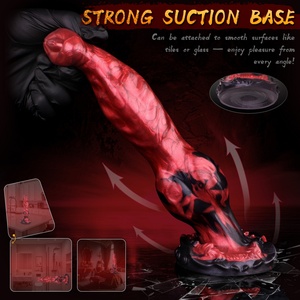 NNSX Dog Kont <b>Dildo</b>,Realistic Animal Wolf <b>Dildo</b> Powerful Suction Cup 7.48 in Insertable Silicone Sex Toy for Men Women Wholesale - Product Image 3