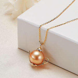 Collar Zhuji para Mujer de 45 cm con Cuentas de Perla Tamsui Heavenly Maiden de 6-6.5 mm, Brillantes, con Cierre de Plata Japonesa S925 - Product Image 1