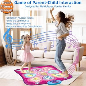 <span class=keywords><strong>Tapis</strong></span> <span class=keywords><strong>de</strong></span> <span class=keywords><strong>danse</strong></span> avec lumières LED, volume réglable intégré musique mélangeur <span class=keywords><strong>de</strong></span> <span class=keywords><strong>danse</strong></span> rythme étape <span class=keywords><strong>tapis</strong></span> <span class=keywords><strong>de</strong></span> jeu pour enfants filles garçons - Product Image 6
