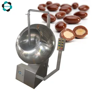 Paslanmaz çelik şeker makinesi dayanıklı çikolata kaplama kazanı çikolata parlatma makinesi