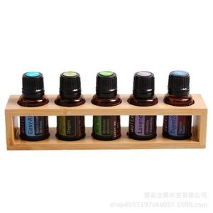 ชั้นวางน้ำมันหอมระเหยจากไม้ไผ่ 24 ซม. x 5 ซม. x 4.5 ซม. แบบตั้ง 6 ช่อง สำหรับใส่หลอดทดลองและขวด - Product Image 4