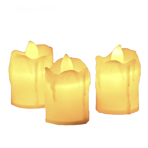 <span class=keywords><strong>Bougie</strong></span> chauffe-plat électronique sans flamme, petites lumières LED blanches crémeuses, longue durée de vie, fonctionne sur piles, sans fumée, sûre - Product Image 2