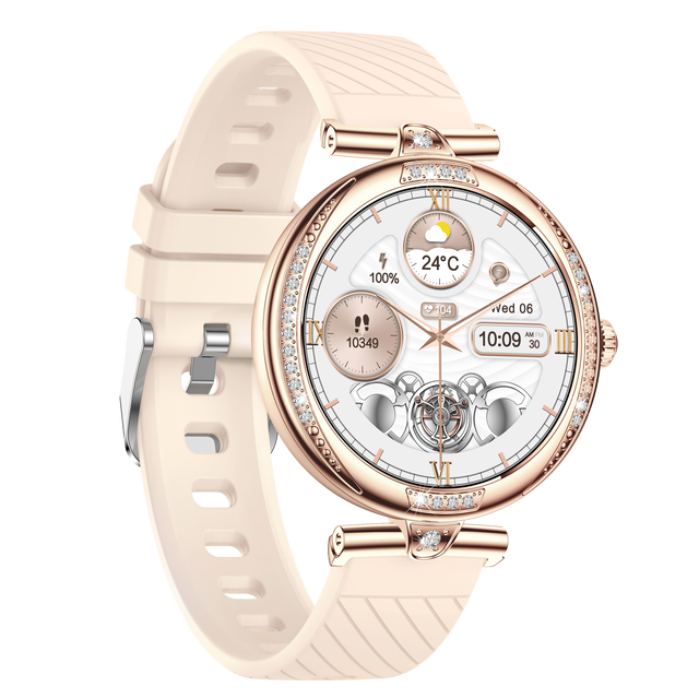 2026 1.19inch Lady Smart Watch Health Monitoring BT Call Waterproof Blood Oxygen Multi Sport Modes Smartwatch for Women