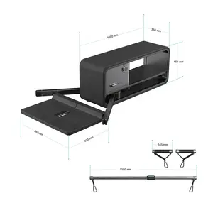 Sensol - Instrutor de ginástica doméstica multifuncional, equipamento de treino inteligente com tons ajustáveis para exercícios, treinamento de força