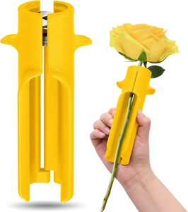 Removedor de Espinas de Rosas, Limpiador de Tallos de Rosas de Plástico, Herramienta para Quitar Espinas de Rosas, Herramienta para Quitar Hojas de Rosas para el Hogar y Floristerías - Product Image 1