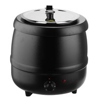 Réchauffe-soupe électrique avec revêtement intérieur en acier inoxydable 304 |   Marmite Thermique Commerciale pour Soupe et Bouillie, Équipement de Restauration pour Buffet