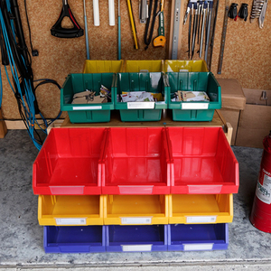 Đa chức năng nhựa Stackable lưu trữ Thùng bộ phận công nghiệp doanh thu hộp jigong thương hiệu 10kg công suất tùy chỉnh kích thước - Product Image 2