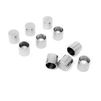 Conectores de Cuerda Cilíndricos Brillantes, Colgantes Grandes Lisos y Sólidos para Fabricación de Joyería, Componentes y Accesorios al por Mayor, China