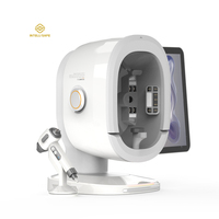 Analyseur de peau du visage AI, rapport d'analyse 3D du visage, utilisation commerciale anti-âge, appareil de test d'hydratation