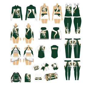 Uniformes de pom-pom girl normzl personnalisés pour filles tenue de pom-pom girl survêtements DanceCostume Cheerleading danse équipe porter uniforme - Product Image 2