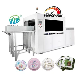 2024 Newly Designed Paper Plate Machine Disposable Paper Plate Manufacturing Machine 140pcs/min Plate Machine