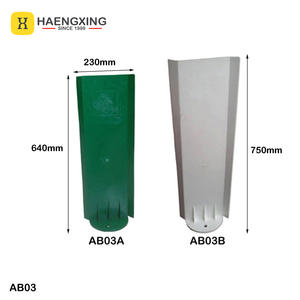 Barandilla de Seguridad de HDPE Verde de 75 cm x 64 cm, Protección Antideslumbrante Flexible para Carreteras y Tráfico, Precio de Fábrica Hengxing AB03 - Product Image 1