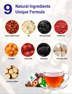 ชาสมุนไพรช่วยการนอนหลับตอนกลางคืน ช่วยให้นอนหลับลึก ปรับปรุงคุณภาพการนอนหลับ ชาผ่อนคลายออกฤทธิ์เร็วเพื่อการพักผ่อนที่ดีขึ้น บรรจุในซอง - Product Image 4