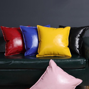 Fundas de almohada de cuero personalizadas, cojines frescos de verano, almohadas para sillas, fundas de almohada minimalistas de estilo nórdico - Product Image 4