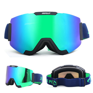 Jiepolly <b>Ski</b> Goggles Magnetic Interchangeable Lens One Size Outdoor Snow Sports Protection - Product Image 4