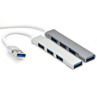 En aluminium USB 2.0 + 3.0 Multi 4 Ports Répartiteur USB 3.0 4 Ports HUB Pour Lenovo Xiaomi Macbook Pro Air pc Ordinateur Portable Ordinateurs Portables