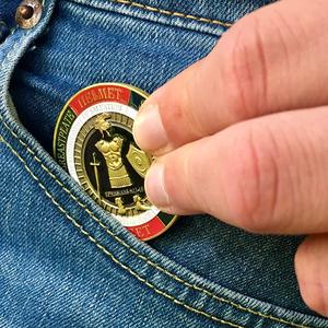 Món quà tùy chỉnh của thần áo giáp thách thức đồng xu phước lành kỷ niệm đồng xu - Product Image 6