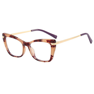 แว่นตา Psn Cat Eye Square ทรงสี่เหลี่ยม วัสดุ TR90 กรอบเต็ม เลนส์ใส สำหรับทุกเพศทุกวัย ขนาดกลาง - Product Image 3