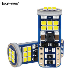 TECH-KING 12V W5W LED T10 lámpara de ancho Canbus 2016 18SMD coche <span class=keywords><strong>alta</strong></span> matrícula luz de lectura amplia presión decodificación bombilla pequeña - Product Image 2