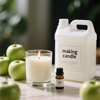 Hoog geconcentreerde fruitige kaarsgeurolie groene appel passievrucht sinaasappel geur langdurige kaarsen maken groothandel bulk