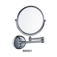 Miroir intelligent de salle de bain mural rond avec éclairage pour maquillage Gold Beauty