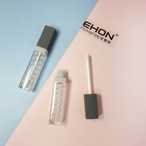 Nouveau design – Flacon d'huile à lèvres carré à motif ondulé de 6,5 ml – Emballage cosmétique vide – Contenants pour brillant à lèvres – Étui en plastique pour rouge à lèvres liquide - Product Image 5