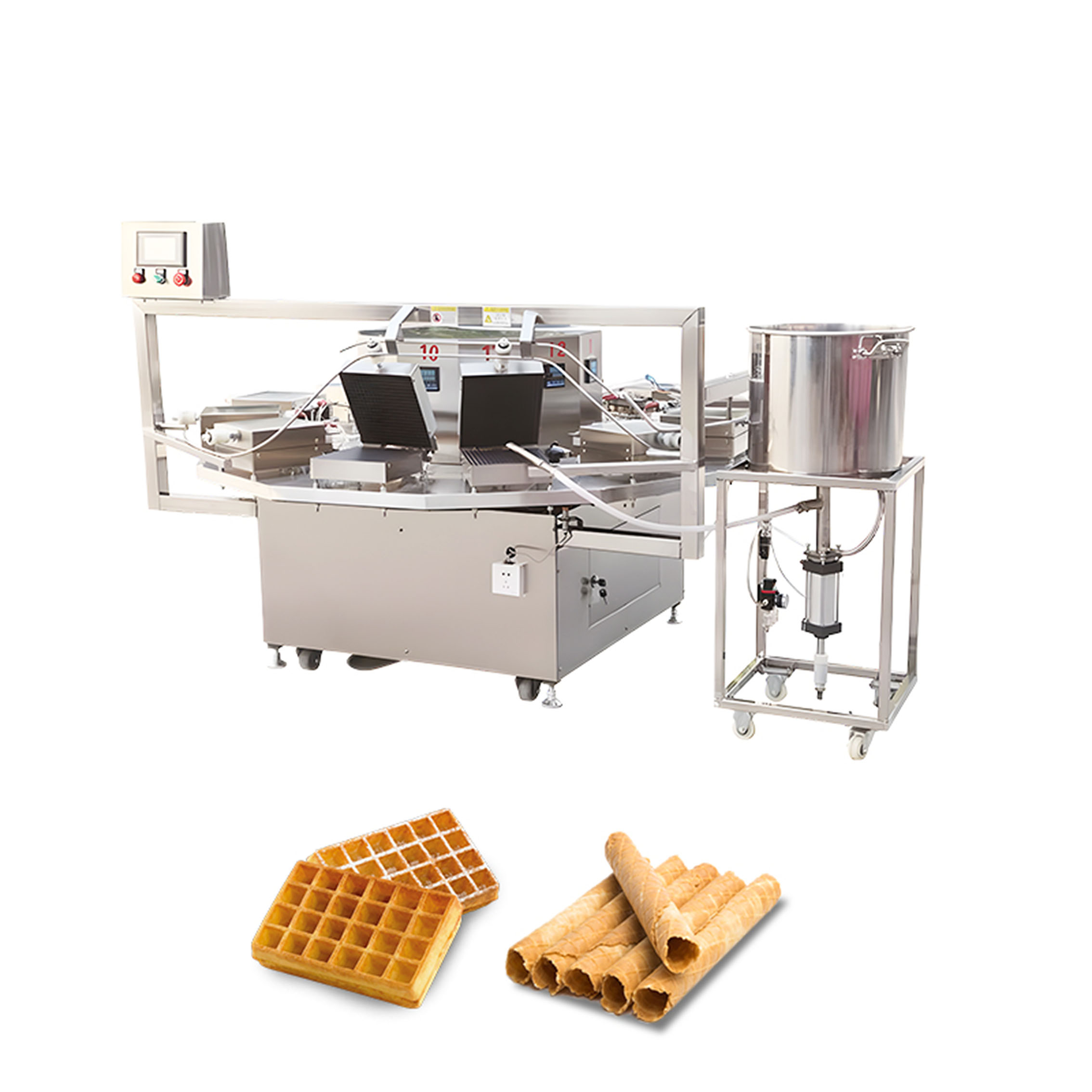 Electric Egg Roll Machine Easy Operation Wafer Stick Making Equipment Ice Cream Cone Making Machine