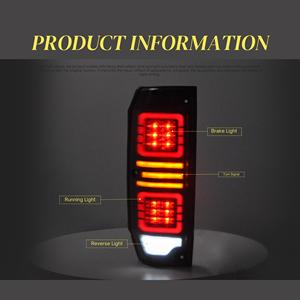 Topkwaliteit <span class=keywords><strong>LED</strong></span> achterlichten voor Toyota LC76 1985-heden. Gemodificeerde achterlichtunit, remlicht, knipperlicht, DRL, dagrijlicht. - Product Image 4